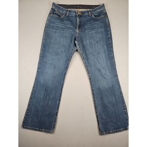 Wrangler Q-Baby Size 13/14 35x29 Straight Dark Wash Jeans WRQ20TB